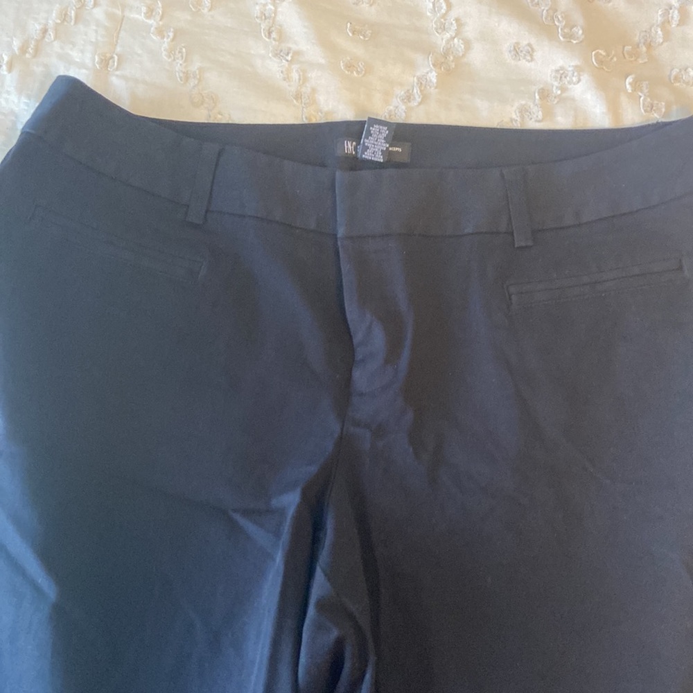 NWT INC International Concepts Black Dress Shorts 14W